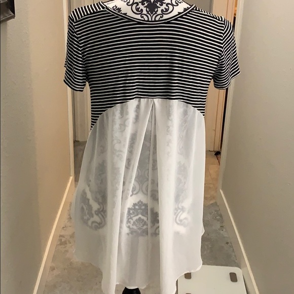 A.OK top with sheer back - Picture 1 of 7